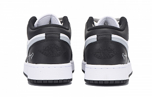 Jordan Air Jordan 1 Vintage Basketball Shoes Women's Low top White/Gray 3 3060809