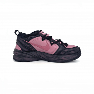 Nike Air Monarch 4 Anti-Slip And Wear-Resistant Lightweight Low-Top Chunky Sneakers Unisex Black Pink 1 3060833