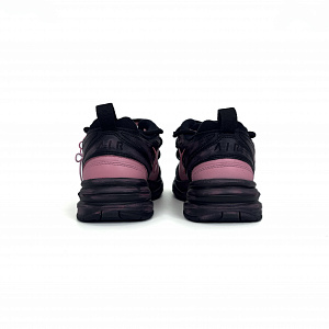 Nike Air Monarch 4 Anti-Slip And Wear-Resistant Lightweight Low-Top Chunky Sneakers Unisex Black Pink 3 3060835