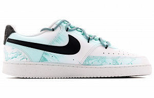 Nike Court Vision 1 Cushioning Wear-Resistant Low-Top Skateboard Shoes Men's Green White 1 3060870