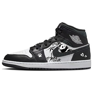 Jordan Air Jordan 1 Vintage Basketball Shoes Men's Mid top White/Blue