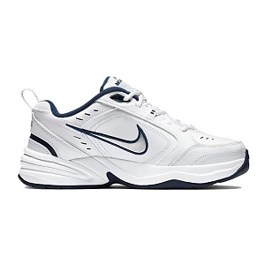 Nike Air Monarch 4 Anti-Slip Wear-Resistant Low-Top Chunky Sneakers Unisex Blue White 1 3060900