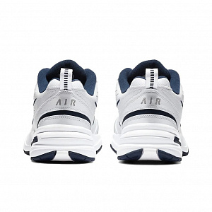Nike Air Monarch 4 Anti-Slip Wear-Resistant Low-Top Chunky Sneakers Unisex Blue White 3 3060902