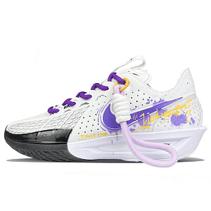 Nike Air Zoom G.T. Cut 3 Wear-Resistant Rebound Slip-Resistant Cushioning Low-Top Basketball Shoes Men's Purple 1 3060928