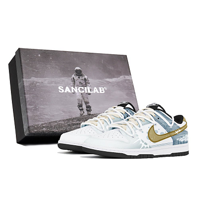 Nike Dunk Skateboard Shoes Unisex Low-Top Blue