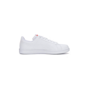 PUMA Up Low Top Skateboard Shoes Unisex White Red 1 3060997