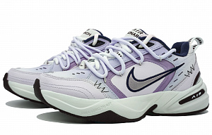 Nike Air Monarch 4 Anti-Slip And Wear-Resistant Height Increasing Low-Top Chunky Sneakers Unisex Taro Purple 2 3061102