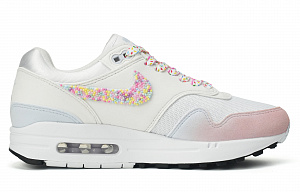 Nike Air Max 1 Sweetheart Macaron Anti Slip Wear Resistant Low Top Casual Shoes Women's Blue Pink White 1 3061152