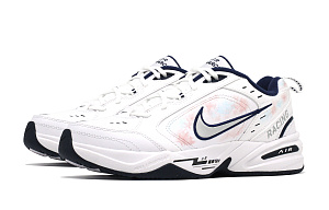 Nike Air Monarch 4 Anti-Slip And Wear-Resistant Height Increasing Low-Top Chunky Sneakers Unisex White 2 3061343