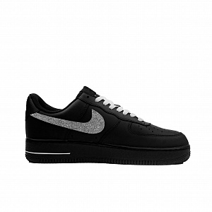 Nike Air Force 1 Coverage Warm Low-Top Skateboard Shoes Unisex Black 1 3061359