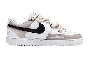 Nike Court Vision 1 Live Abrasion Resistant Low top Skateboard Shoes Men's Brown 1 3061371