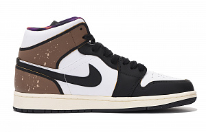 Jordan Air Jordan 1 High-Top Skateboard Shoes Men's Black Brown 1 3066347