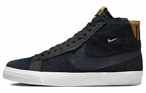 Nike Sb Zoom Blazer Mid Premium Black Patchwork