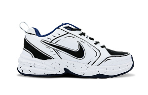 Nike Air Monarch 4 Cushioned Slip-Resistant Low-Top Chunky Sneakers Unisex Black White 1 3067383