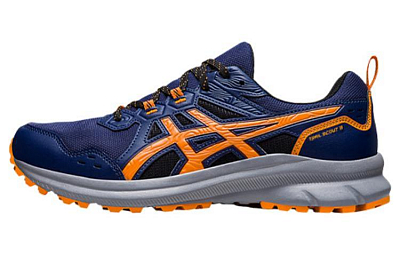 Asics Беговые кроссовки Низкие Сине-оранжевые Мужские