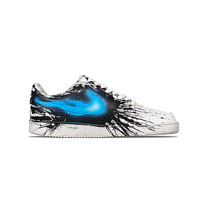 Nike Court Vision Series Slip Resistant Abrasion Resistant Low top Skateboard Shoes Men's Black White Blue 1 3071902