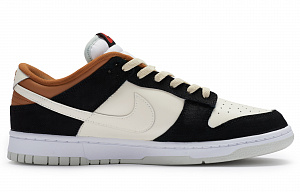 Nike Dunk Low-Top Skateboard Shoes Men's Beige Black Brown 1 3071912