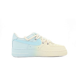 Nike Air Force 1 '07 Slip Resistant Abrasion Resistant Low top Skateboard Shoes Unisex Yellow Blue 1 3071992