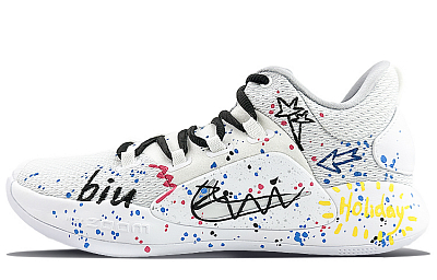 Nike Hyperdunk X Cushioning Anti-Slip And Wear-Resistant Low-Top Basketball Shoes Men's White