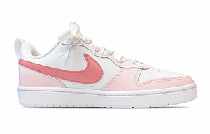 Nike Court Borough Cherry Blossom Rampage Gradient Cute And Gentle Low-Top Skateboard Shoes GS White Pink 1 3073781