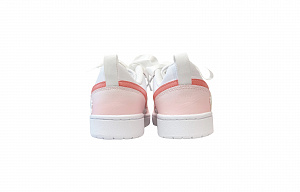 Nike Court Borough Cherry Blossom Rampage Gradient Cute And Gentle Low-Top Skateboard Shoes GS White Pink 3 3073783