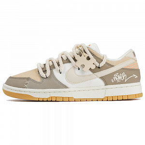 Nike Dunk Low Slip Resistant Shock Absorbers Low top Skateboard Shoes Unisex Blue Green