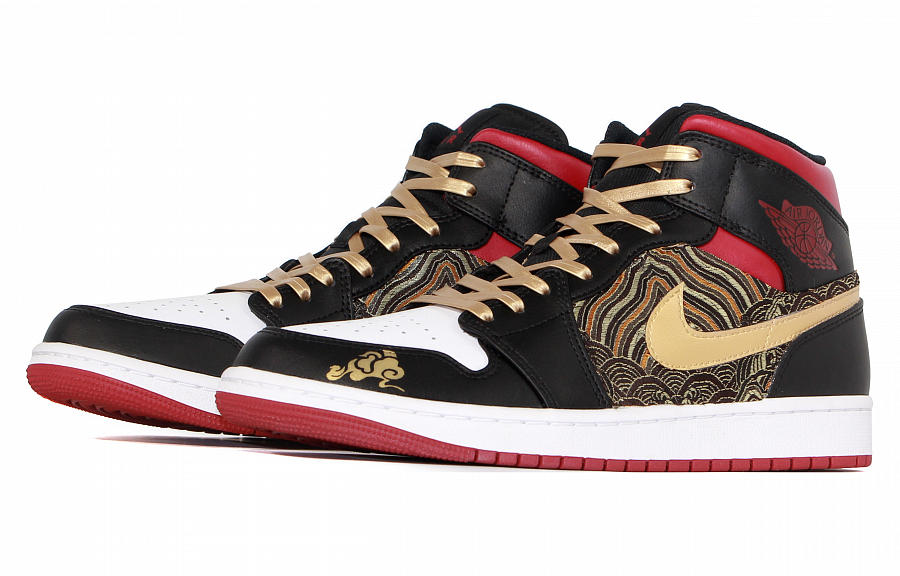 Jordan Air Jordan 1 Anti Slip Wear Resistant High Top Vintage Basketball Shoes Men's Black Red Gold Jordan Air Jordan 1 Anti Slip Wear Resistant High Top Vintage Basketball Shoes Men's Black Red Gold купить в интернет-магазине Yoocart с быстрой доставкой по России.