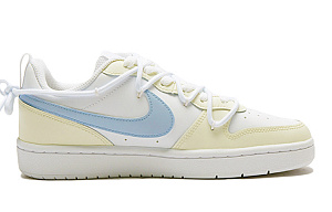 Nike Court Borough 2 Bubble Jellyfish, Cheese Soda Anti Slip Wear Resistant Low Top Skateboard Shoes GS Yellow Blue 1 3074865