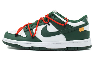 Nike Dunk Low-Top Skateboard Shoes GS Green White 1 3075032
