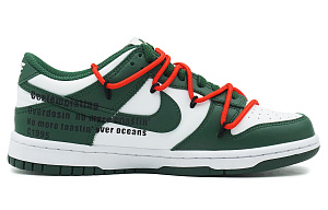 Nike Dunk Low-Top Skateboard Shoes GS Green White 2 3075033