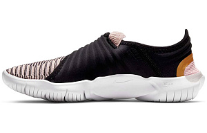 Nike Free Rn Flyknit 3.0 For Black/Golden Women's