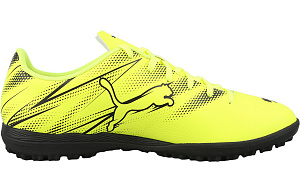 PUMA Attacanto TT Turf Abrasion Resistant Breathable Soccer Shoes Men's Yellow 1 3075185