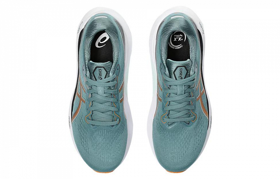 ASICS Gel Kayano 30 Foggy Teal Bright Orange купить в интернет-магазине Yoocart с быстрой доставкой по России.