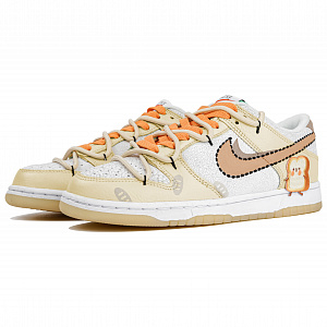Nike Dunk Low top Skateboard Shoes GS Yellow Cream 2 3076547