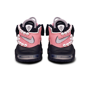 Nike Air More Uptempo High-Top Vintage Basketball Shoes GS Black Pink 3 3076554