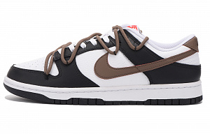 Nike Dunk Chestnut Coverage Impact Resistance Wear-Resistant Low-Top Skateboard Shoes Men's Black Brown 1 3076612