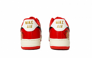 Nike Air Force 1 Thermal Cushioning Low Top Skateboard Shoes Unisex Red Gold 3 3076831
