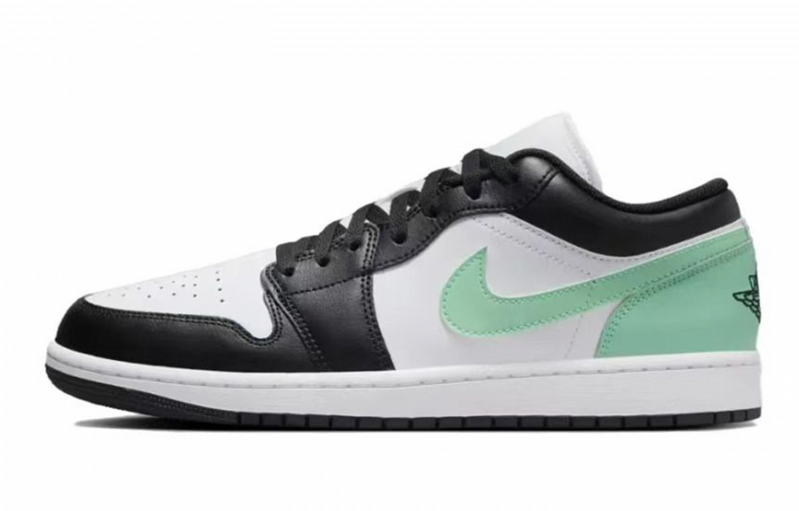 JORDAN Air JORDAN 1 Vintage Basketball Shoes Men Low-Top White Gray Black