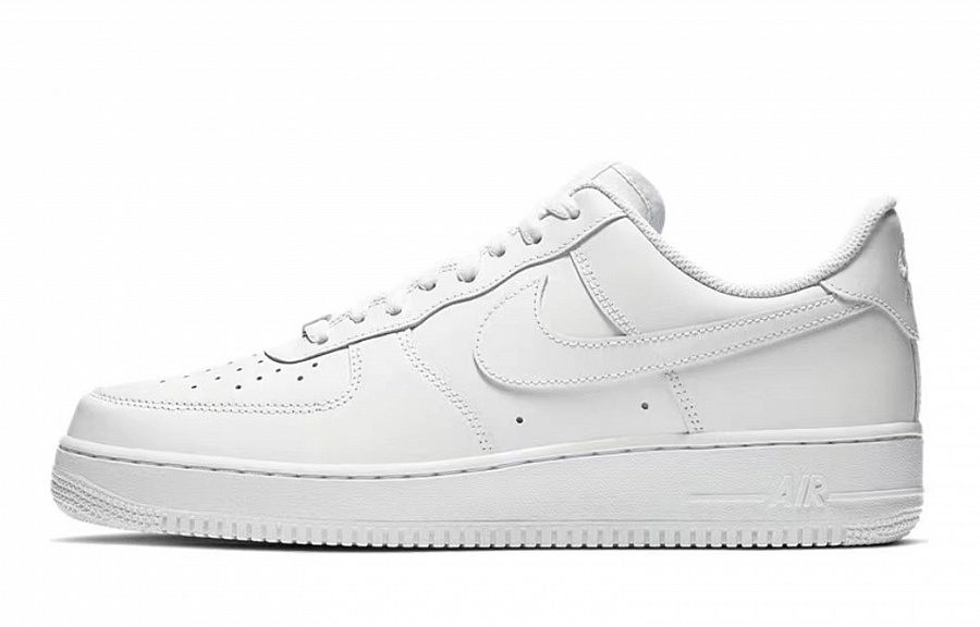 Nike Air Force 1 Skateboard Shoes Unisex Low-Top Dark Blue/Red