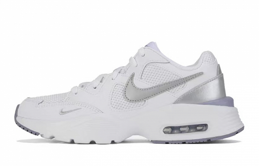 Nike Air Max Fusion Slip-Resistant Low-Top Running Shoes Women's White Tiffany Yellow