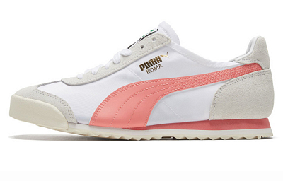 PUMA Roma Og Nylon White Pink