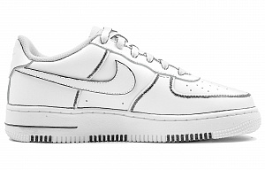 Nike Air Force 1 Kaleidoscope 07 Low Top Skateboard Shoes Unisex Black White 1 3089159
