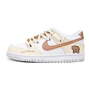 Nike Dunk Black Slip Resistant Shock Absorbers With Abrasion Resistant Properties Low Top Skateboard Shoes GS Yellow 1 3089325