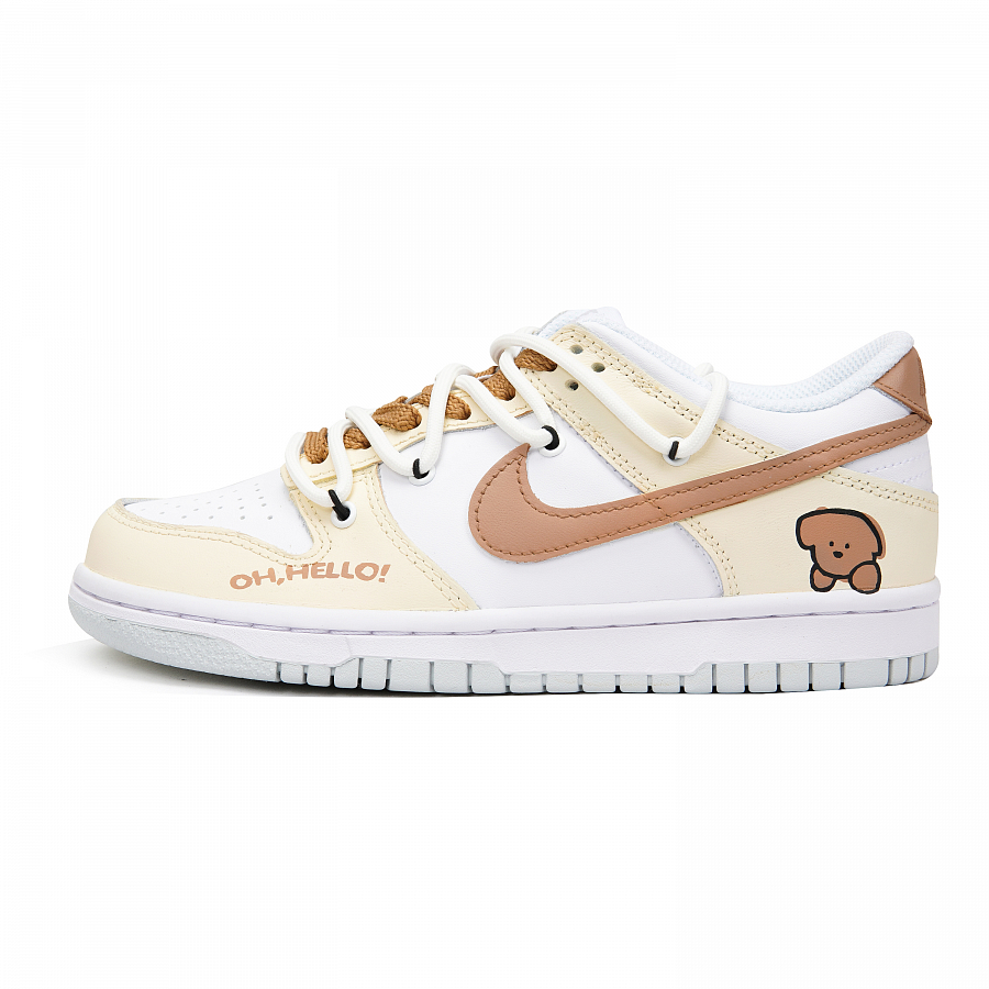 Nike Dunk Black Slip Resistant Shock Absorbers With Abrasion Resistant Properties Low Top Skateboard Shoes GS Yellow купить в интернет-магазине Yoocart с быстрой доставкой по России.