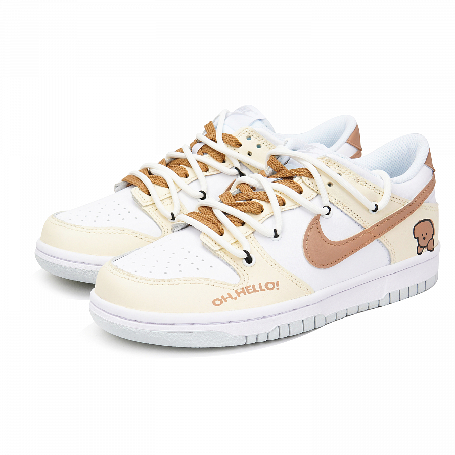 Nike Dunk Black Slip Resistant Shock Absorbers With Abrasion Resistant Properties Low Top Skateboard Shoes GS Yellow купить в интернет-магазине Yoocart с быстрой доставкой по России.