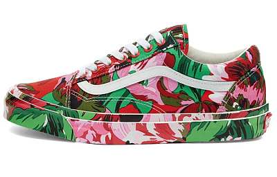 Vans Old Skool Kenzo Floral Red White