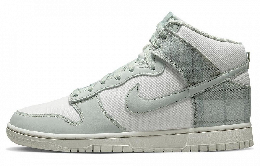 Nike Dunk High Se Tartan Plaid White Light Green купить в интернет-магазине Yoocart с быстрой доставкой по России.