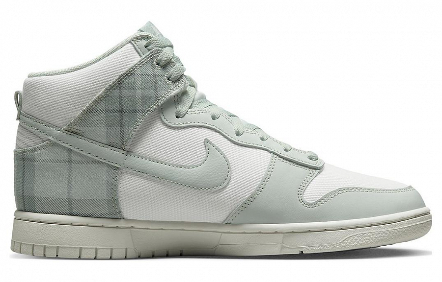 Nike Dunk High Se Tartan Plaid White Light Green купить в интернет-магазине Yoocart с быстрой доставкой по России.
