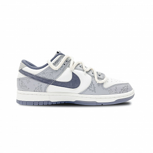 Nike Dunk Low top Skateboard Shoes Men's White Gray 1 3095947