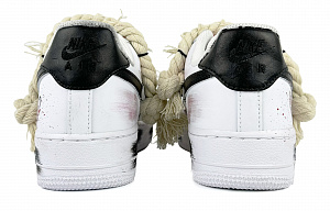 Nike Air Force 1 Low-Top Skateboard Shoes Men's White 3 3096041